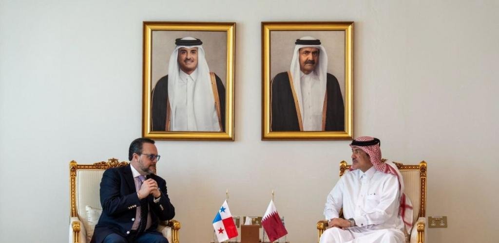 أخبار قطر | وزير الدولة لشؤون التجارة الخارجية يجتمع مع وزير التجارة والصناعة البنمي | عيون الجزيرة قطر