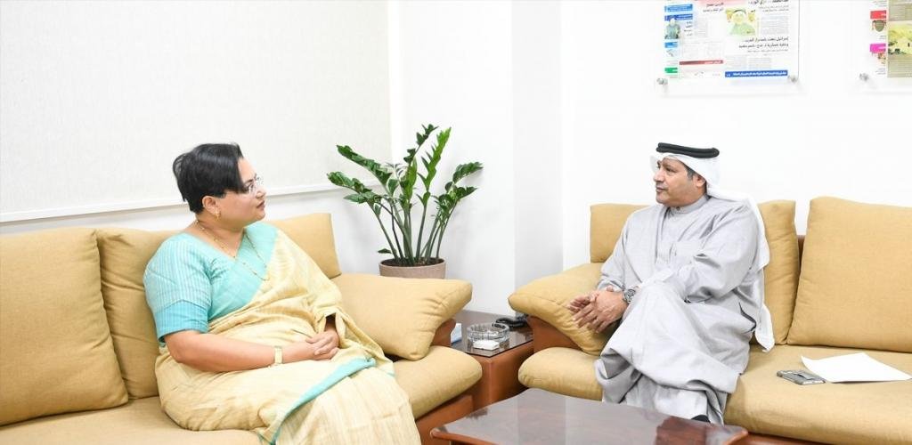 أخبار الكويت | رئيس التحرير يستقبل سفيرة الهند | عيون الجزيرة الكويت