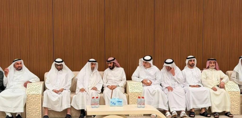 الامارات الان | طالب وأحمد بن صقر يعزيان في وفاة زوجة سلطان الزعابي | عيون الجزيرة الامارات