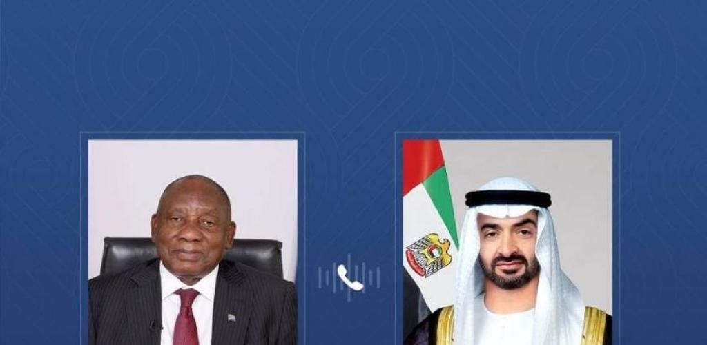 الامارات الان | محمد بن زايد ورئيس جنوب إفريقيا يبحثان التصعيد العسكري في المنطقة وتداعياته | عيون الجزيرة الامارات