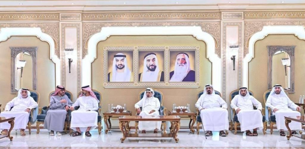 الامارات الان | النعيمي والشرقي وسعود بن صقر يتقبلون التهاني بالشهر الفضيل | عيون الجزيرة الامارات