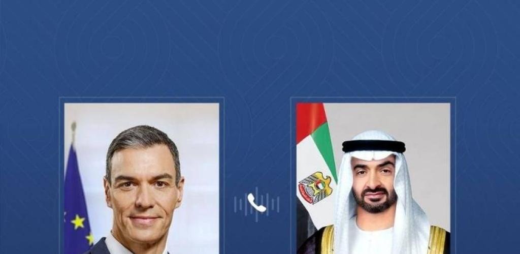 الامارات الان | محمد بن زايد ورئيس وزراء إسبانيا يبحثان هاتفياً الأوضاع الخطرة في المنطقة | عيون الجزيرة الامارات