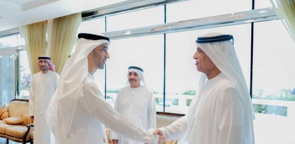 الامارات الان | سعود بن صقر يستقبل الزيودي وسفير قطر والمهنّئين بالعيد | عيون الجزيرة الامارات