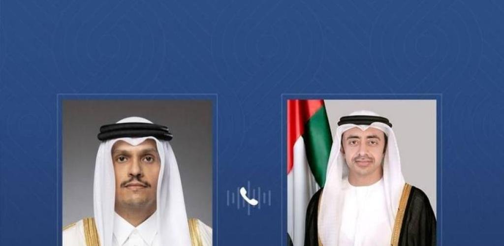 الامارات الان | عبدالله بن زايد يعزي قطر باستشهاد طاقم طائرة مروحية | عيون الجزيرة الامارات