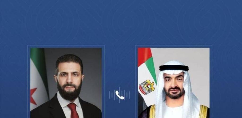 الامارات الان | محمد بن زايد والشرع يبحثان علاقات البلدين والتطورات الإقليمية | عيون الجزيرة الامارات