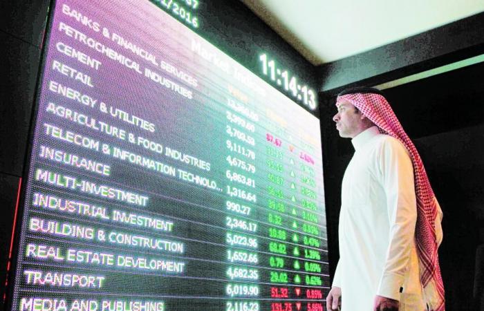 تباين أداء الأسهم الخليجية.. والمؤشر السعودي يتراجع 0.16%