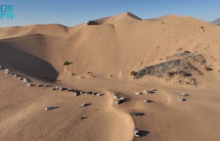 أخبار السعودية | كثبان الجابية تجمع هواة البر ومحبي الطبيعة | عيون الجزيرة السعودية الان