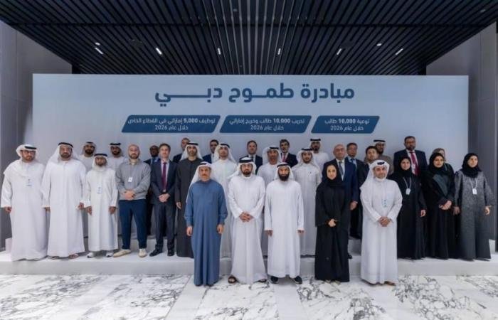 الامارات الان | إطلاق مبادرة «طموح دبي» لتوظيف 5 آلاف مواطن في «الخاص» 2026 | عيون الجزيرة الامارات