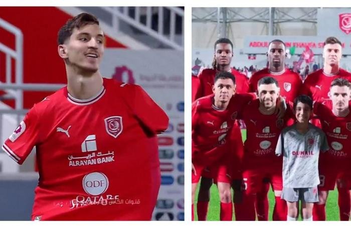 أخبار قطر | نجم الدحيل يهدي هدفه في الريان لطفل من غزة مبتور الذراعين (فيديو) | عيون الجزيرة قطر