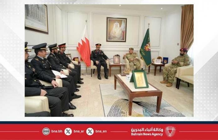 أخبار البحرين | مدير أركان الحرس الوطني يستقبل وفدًا من وزارة الحرس الوطني السعودي | عيون الجزيرة
