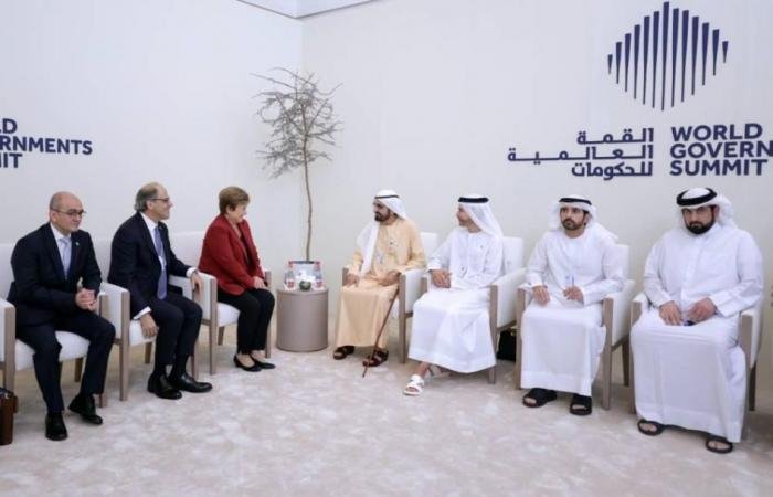 الامارات الان | محمد بن راشد يبحث مع مديرة صندوق النقد الدولي أبرز مستجدات الاقتصاد العالمي | عيون الجزيرة الامارات