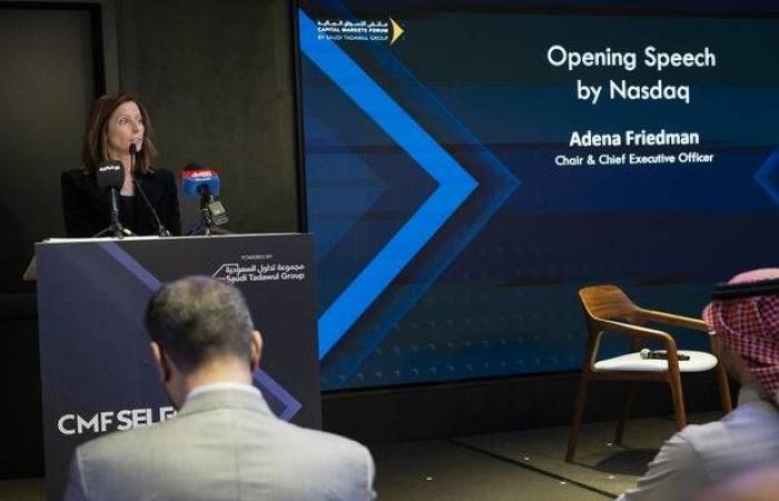 رئيس ناسداك: الشراكة مع السوق المالية السعودية أسهمت في دعم مسيرة تطوير السوقين