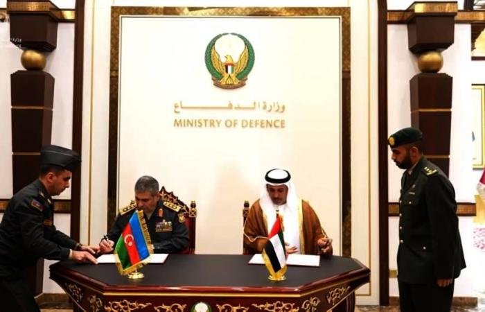 الامارات الان | بحث تطوير التعاون والتنسيق العسكري مع أذربيجان | عيون الجزيرة الامارات