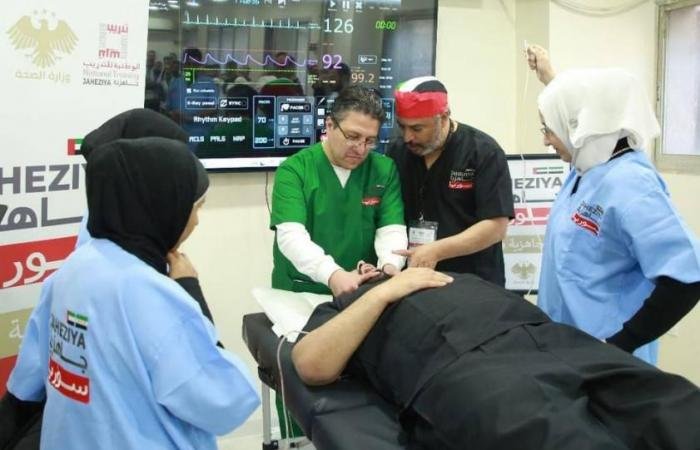 الامارات الان | افتتاح مركز «جاهزية» في مستشفى الشيخ محمد بن زايد الميداني بسوريا | عيون الجزيرة الامارات