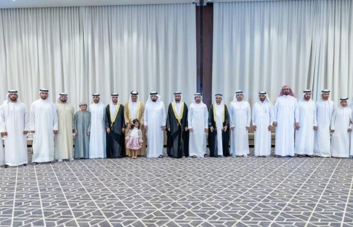 الامارات الان | حمدان ومكتوم وأحمد بن محمد يحضرون أفراح بن سليمان والمهيري | عيون الجزيرة الامارات