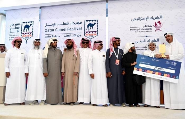 أخبار قطر | مهرجان قطر للإبل.. تتويج الفائزين في أشواط المفاريد الدولية للمجاهيم | عيون الجزيرة قطر