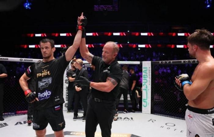 الرياضة الان | عثمان نورمحمدوف يحتفظ بلقب الوزن الخفيف في بطولة PFL بدبي | عيون الجزيرة الرياضي