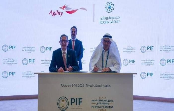 روشن توقع اتفاقية لتأسيس مركز لوجستي عالمي بمساحة مليون متر مربع بالسعودية