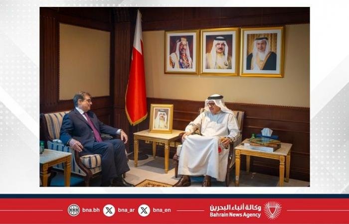 أخبار البحرين | وزير الخارجية يستقبل المبعوث الخاص لمشروع اتفاقية الممر الاقتصادي بين الهند والشرق الأوسط وأوروبا | عيون الجزيرة