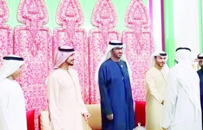 الامارات الان | سلطان الجابر وعبدالله الكتبي والوزراء يعزون بوفاة عتيبة العتيبة | عيون الجزيرة الامارات