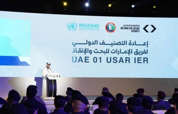 الامارات الان | إطلاق إعادة تصنيف فريق الإمارات للبحث والإنقاذ | عيون الجزيرة الامارات