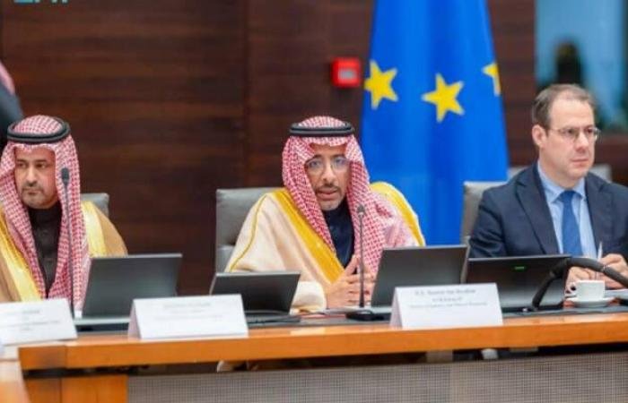 الخريف يجتمع مع ممثلي القطاع الخاص البلجيكي لمناقشة فرص الشراكات الاستثمارية