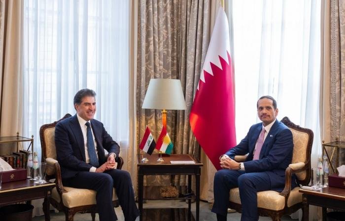 أخبار قطر | رئيس الوزراء وزير الخارجية يجتمع مع رئيس إقليم كوردستان العراق | عيون الجزيرة قطر