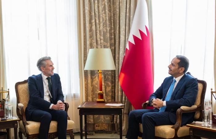 أخبار قطر |  رئيس مجلس الوزراء وزير الخارجية يجتمع مع رئيس الوزراء الهولندي | عيون الجزيرة قطر
