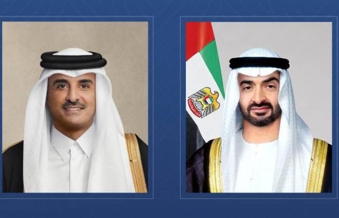 الامارات الان | محمد بن زايد في مقدمة مستقبليه.. أمير قطر يصل الإمارات في زيارة أخوية | عيون الجزيرة الامارات