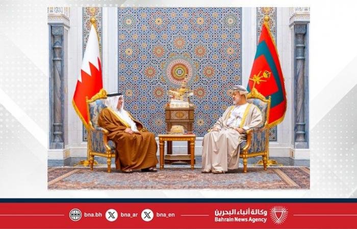 أخبار البحرين | لدى لقاء سموه صاحب الجلالة سلطان عُمان.. سمو ولي العهد رئيس مجلس الوزراء يؤكد على ما يجمع مملكة البحرين وسلطنة عمان الشقيقة من علاقاتٍ استراتيجية متينة وأواصر أخوية وثيقة | عيون الجزيرة