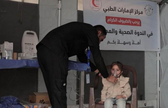 الامارات الان | «الإمارات الطبي» يواصل تقديم خدماته الصحية في مواصي خان يونس | عيون الجزيرة الامارات