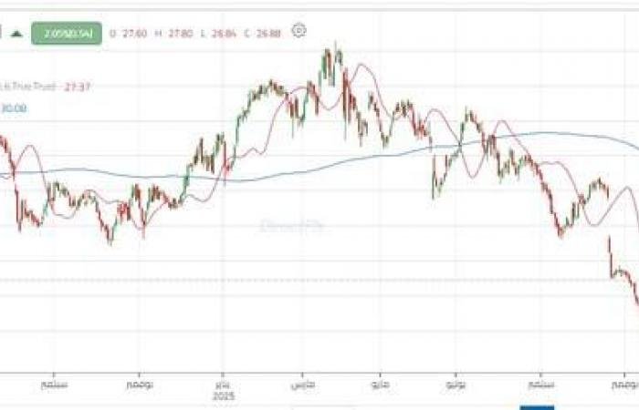 سهم "أسمنت اليمامة" يختبر مقاومة محورية داخل اتجاه هابط