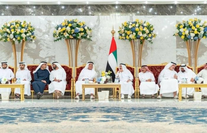 الامارات الان | سعود بن صقر يستقبل المهنئين بحلول شهر رمضان المبارك | عيون الجزيرة الامارات