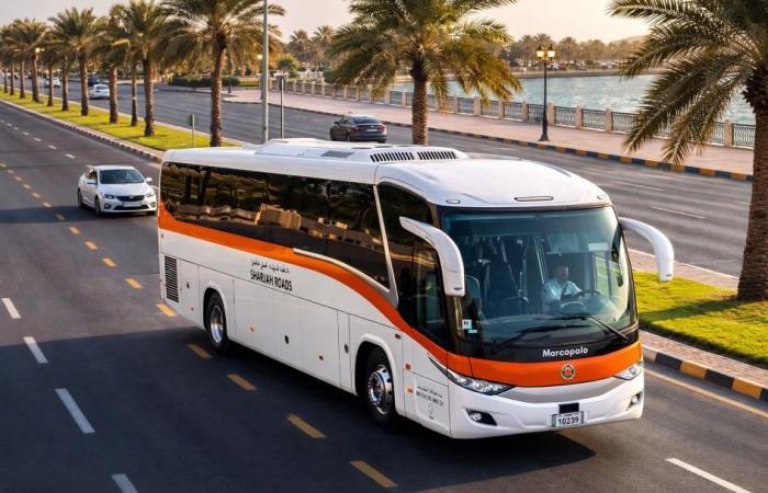 الامارات الان | حافلات النقل بين المدن في طرق الشارقة حتى 01:55 صباحاً | عيون الجزيرة الامارات
