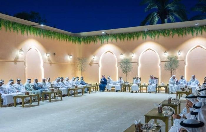 الامارات الان | النعيمي والشرقي والمعلا يواصلون تقبل التهاني بقدوم شهر رمضان | عيون الجزيرة الامارات