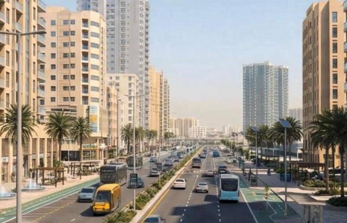 الامارات الان | 1.3 مليون متر إجمالي الطرق المعبّدة في عجمان | عيون الجزيرة الامارات