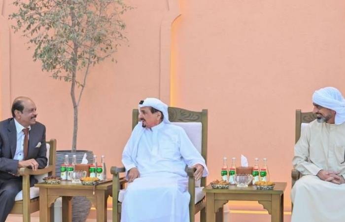 الامارات الان | النعيمي يستقبل المهنئين في قصر الزاهر | عيون الجزيرة الامارات