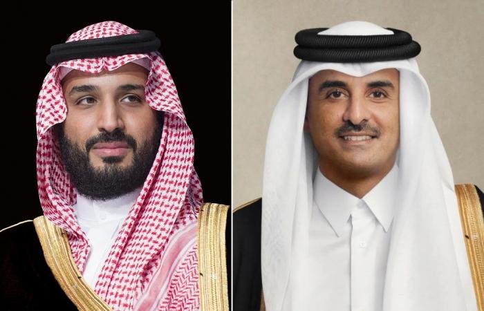 أخبار قطر | سمو الأمير يتلقى اتصالاً هاتفياً من ولي العهد السعودي | عيون الجزيرة قطر