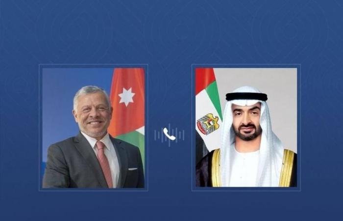 الامارات الان | محمد بن زايد وملك الأردن يبحثان هاتفياً الاعتداءات الإيرانية السافرة | عيون الجزيرة الامارات