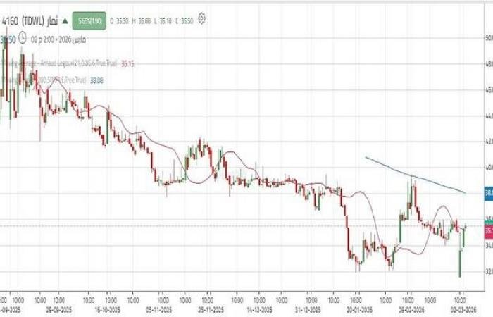 سهم "ثمار" يحافظ على مستوى دعم هام.. تعرف على المستهدفات القادمة