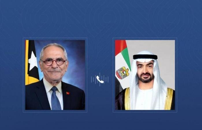 الامارات الان | محمد بن زايد ورئيس تيمور الشرقية يبحثان التداعيات الخطرة للتصعيد في المنطقة | عيون الجزيرة الامارات