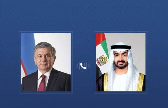 الامارات الان | محمد بن زايد ورئيس أوزبكستان يبحثان هاتفياً مستجدات المنطقة | عيون الجزيرة الامارات