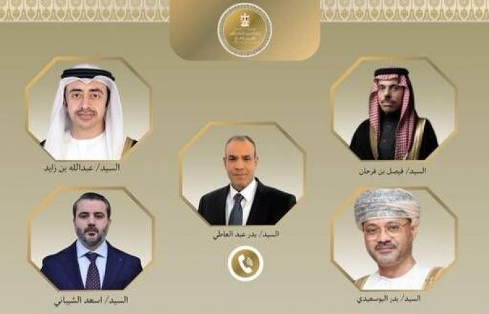 وزراء خارجية 5 دول عربية يحذرون من استمرار اتساع نطاق الصراع في المنطقة