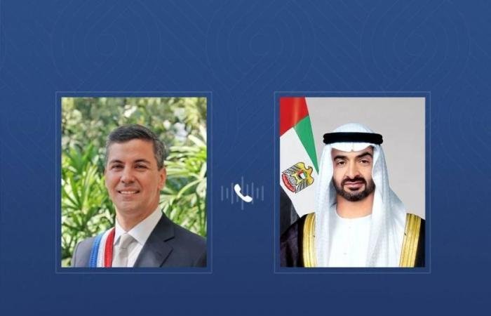 الامارات الان | محمد بن زايد ورئيس الباراغواي يبحثان الاعتداءات الإيرانية السافرة ضد الإمارات | عيون الجزيرة الامارات