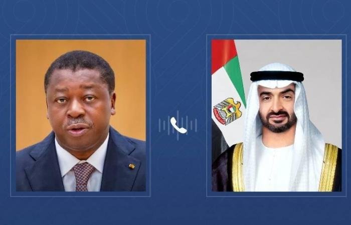 الامارات الان | محمد بن زايد ورئيس وزراء توغو يبحثان هاتفياً الاعتداءات الإيرانية السافرة | عيون الجزيرة الامارات