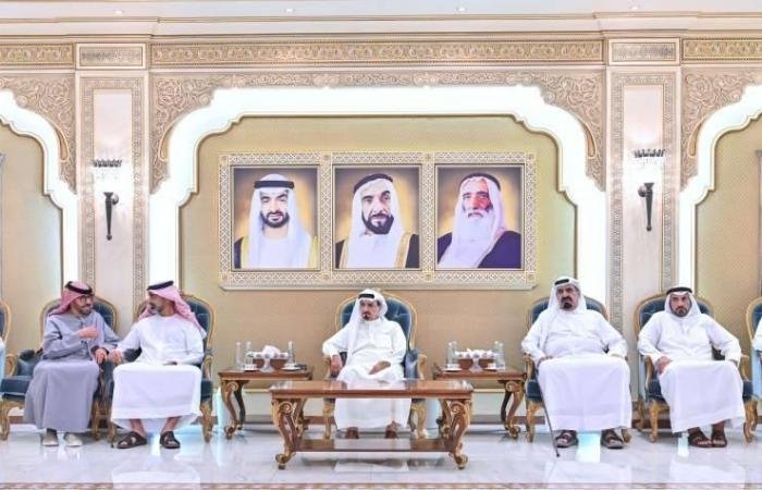 الامارات الان | النعيمي والشرقي وسعود بن صقر يتقبلون التهاني بالشهر الفضيل | عيون الجزيرة الامارات