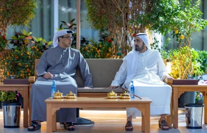 الامارات الان | محمد بن راشد مستقبلاً منصور بن زايد: الإمارات تمضي بثقة نحو مستقبل أكثر ازدهاراً (فيديو) | عيون الجزيرة الامارات