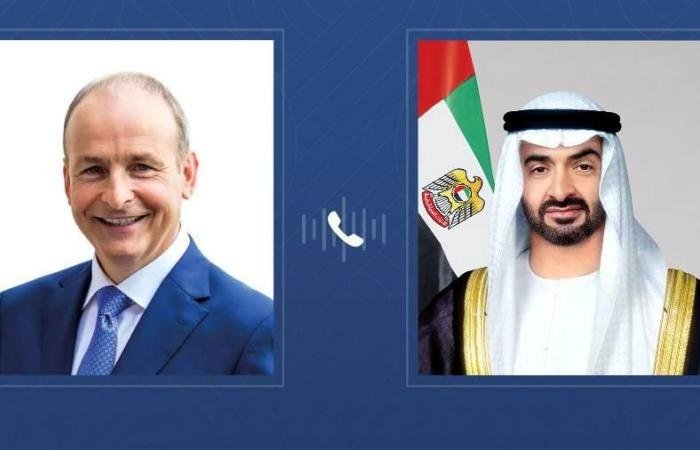 الامارات الان | محمد بن زايد ورئيس وزراء إيرلندا يبحثان تداعيات التطورات العسكرية | عيون الجزيرة الامارات