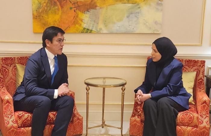 أخبار قطر | المندوب الدائم لدولة قطر لدى الأمم المتحدة تجتمع مع نائب رئيس مجلس وزراء قيرغيزستان | عيون الجزيرة قطر