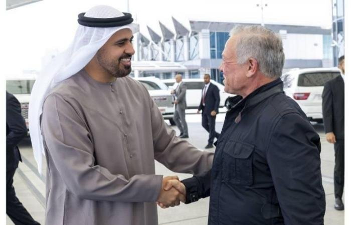 الامارات الان | ودعه ذياب بن محمد بن زايد.. ملك الأردن يغادر الإمارات | عيون الجزيرة الامارات